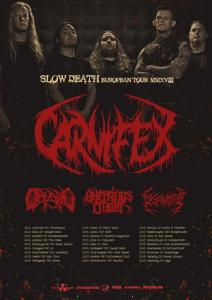 Carnifex Euro & UK Tour 2018 poster