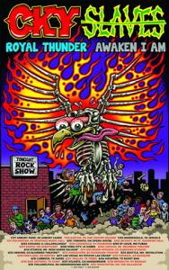 CKY & Slaves North American Tour 2018 poster