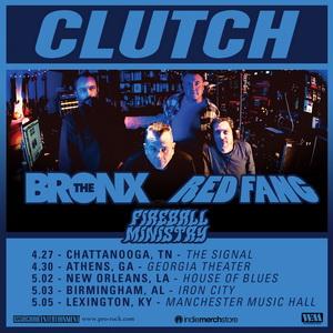 Clutch US Tour 2018 poster