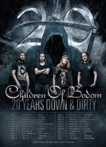 Children Of Bodom Euro Tour 2017 poster