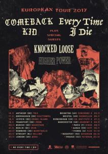 Comeback Kid Euro & UK Tour 2017 poster