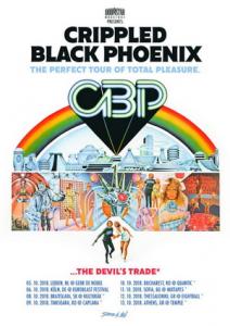 Crippled Black Phoenix Euro Tour 2018 poster