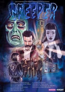 Creeper Euro Tour 2017 poster