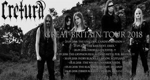 Cretura UK Tour 2018 poster