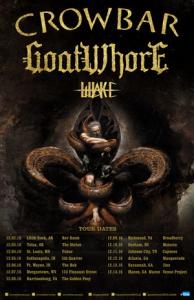 Crowbar - Goatwhore US Tour 2016 poster