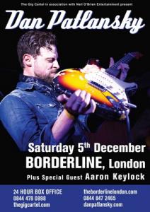 Dan Patlansky Borderline show 2015 poster
