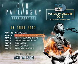 Dan Patlansky UK Tour 2017 poster