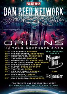 Dan Reed Network UK Tour 2018 poster