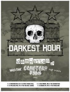 Darkest Hour US Tour 2018 poster