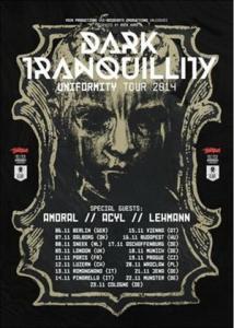 Dark Tranquillity Euro Tour 2014 poster