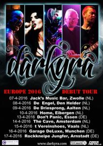 Darkyra European Tour 2016 poster