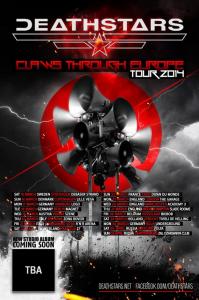 Deathstars tour poster 2014