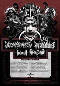 Decapitated & Thy Art Is Murder North American Tour 2017 poster