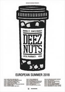 Deez Nuts Euro Tour 2018 poster