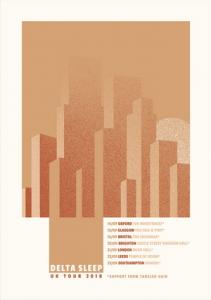 Delta Sleep UK Tour 2018 poster
