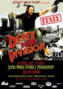 Derek Roddy Italy Live Show 2017 poster