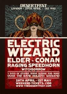 Desertfest London 2016 poster
