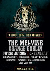 Desertfest Belgium 2015 poster
