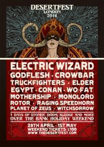 Desertfest London 2016 poster
