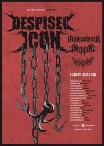 Despised Icon EU Tour 2018 poster