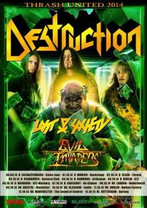 Destruction Euro Tour 2014 poster