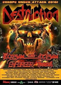 Destruction Euro Tour 2016 poster