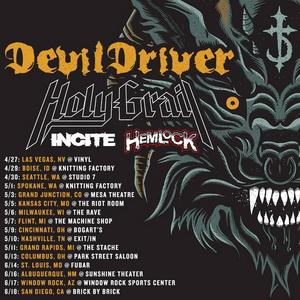 DevilDriver US Tour 2016 poster