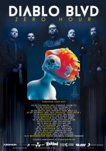 Diablo Blvd Euro Tour 2017 poster