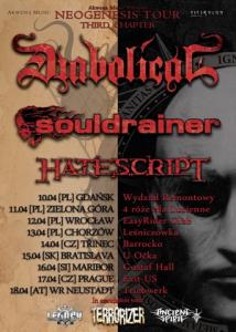 Diabolical Neogenesis Third Chapter Tour 2014 poster