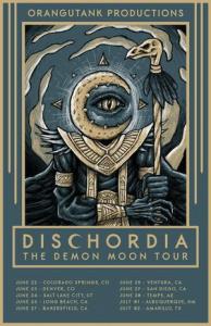 Dischordia US Tour 2017 poster