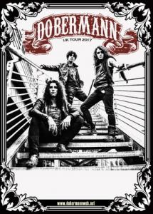 Dobermann UK Tour 2017 poster