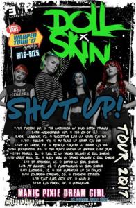 Doll Skin US Tour 2017 poster