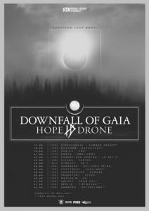 Downfall Of Gaia Euro Tour 2016 poster