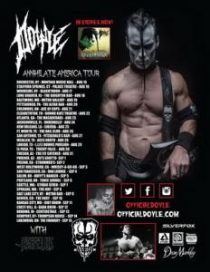 Doyle Annihilate America Tour 2014 poster