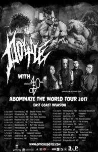 Doyle US Tour 2017 poster