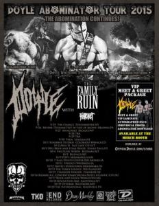 Doyle US Tour 2015 poster