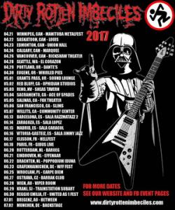 D.R.I. Tour 2017 poster