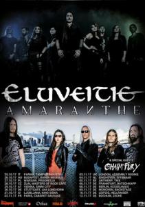 Eluveitie Euro Tour 2017 poster