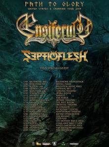 Ensiferum North American 2019 poster