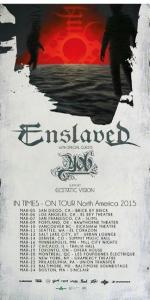 Enslaved North American tour 2015 poster