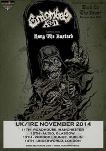 Entombed A.D. UK/Ireland Tour 2014 poster