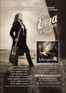 Erja Lyytinen UK Tour 2017 poster