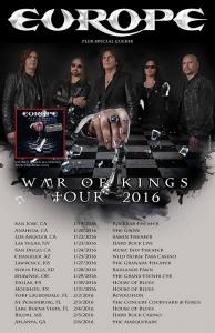 Europe US Tour 2016 poster
