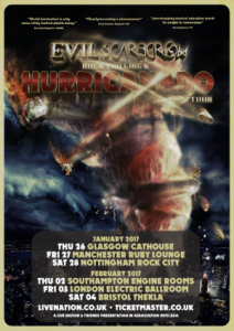 Evil Scarecrow UK Tour 2017 poster