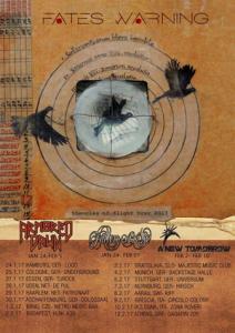 Fates Wanring Euro Tour 2017 poster