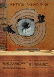 Fates Warning US Tour 2017 poster