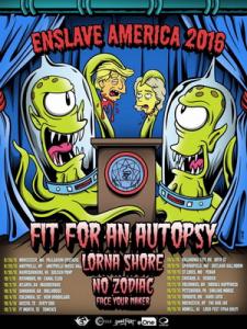 Fit For An Autopsy US Tour 2016 poster