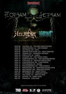 Flotsam And Jetsam US Tour 2016 poster