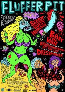 Fluffer Pit Party 2015 poster