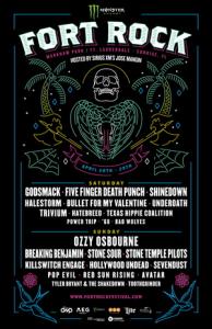 Fort Rock Festival 2018 poster